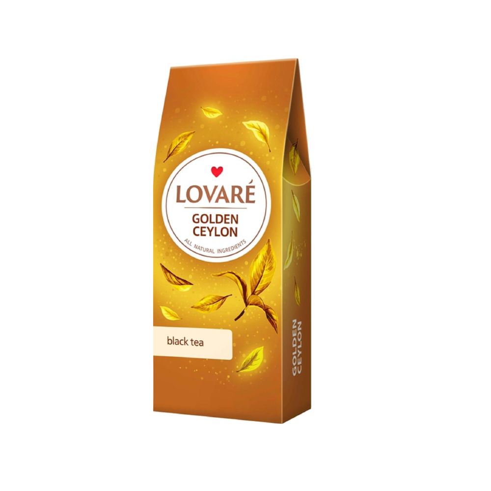 Ceai LOVARE "Golden Ceylon" ceai negru, 80g