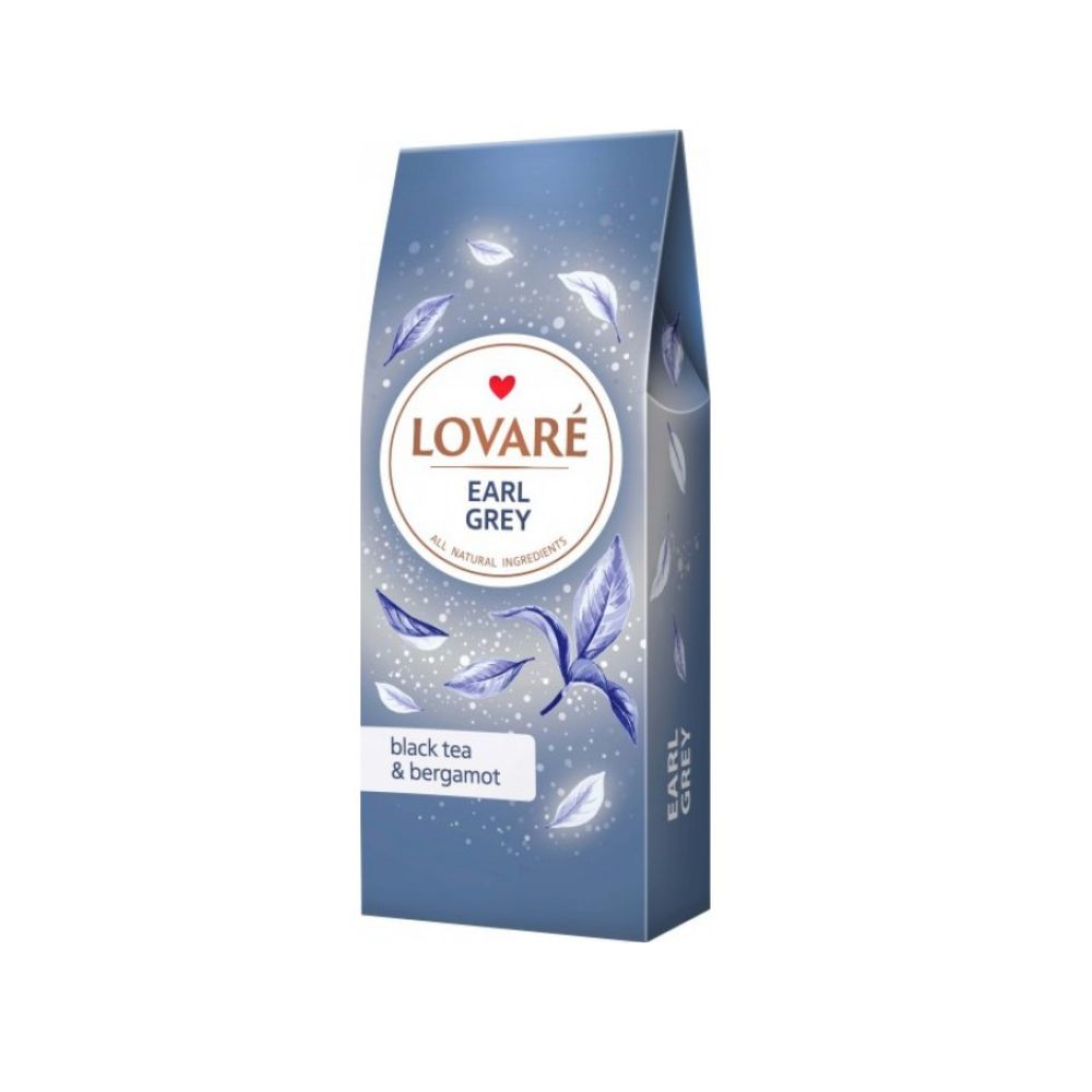 LOVARE "Earl Grey" ceai negru cu bergamotă, 80g