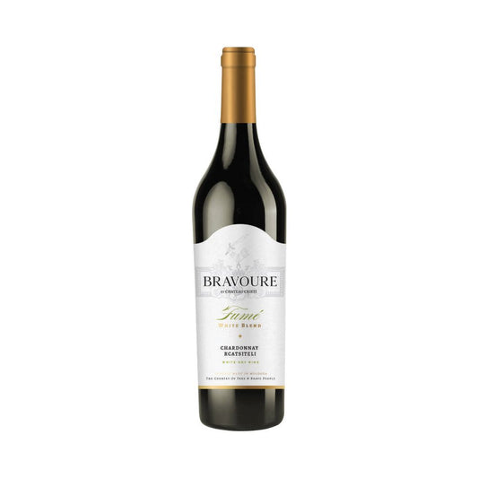 Bravoure Chardonnay & Rkatsiteli Fumé, Alb Sec 0.75L