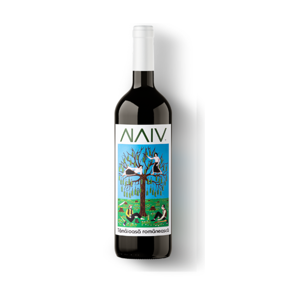 NAIV Tămâioasa Romanească, Alb Sec 0.75L
