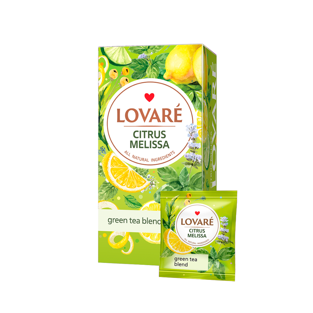 Ceai LOVARE Citrus Melissa 24 pliculete