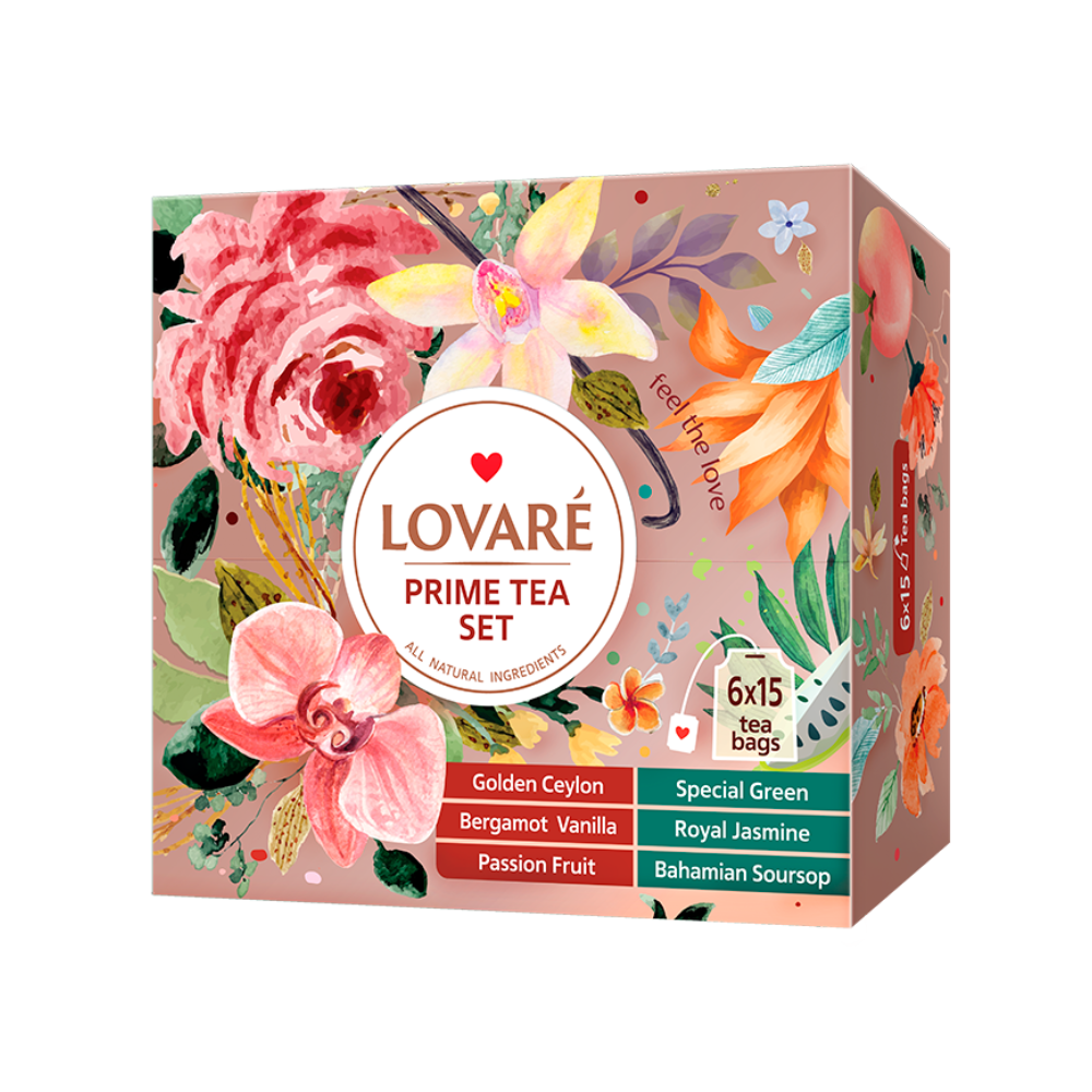 Set Ceai LOVARE "Prime Tea Set" 90 piramide