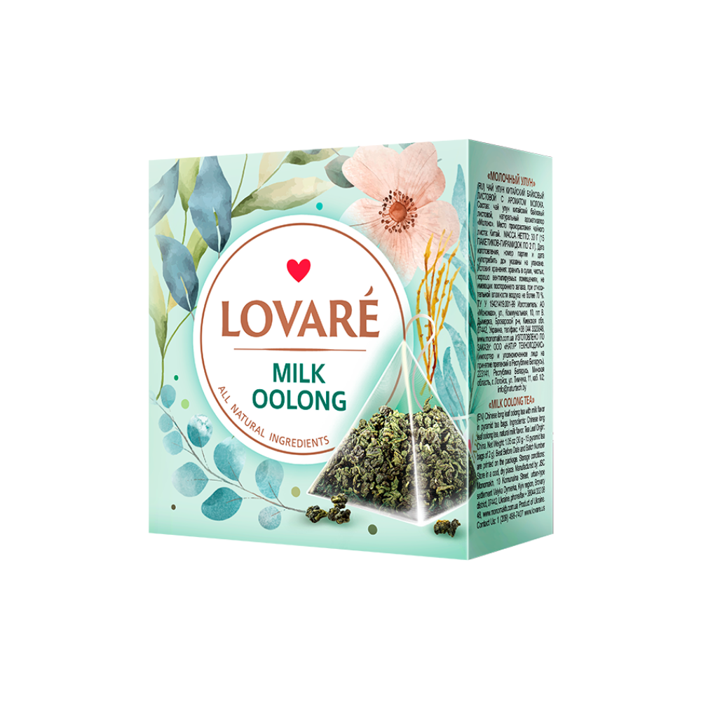 Ceai LOVARE "Milk Oolong" 15 piramide