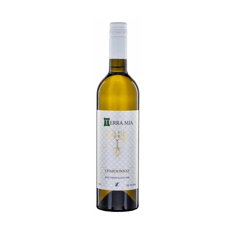 Terra Mia Chardonnay, Alb Demisec 0.75L