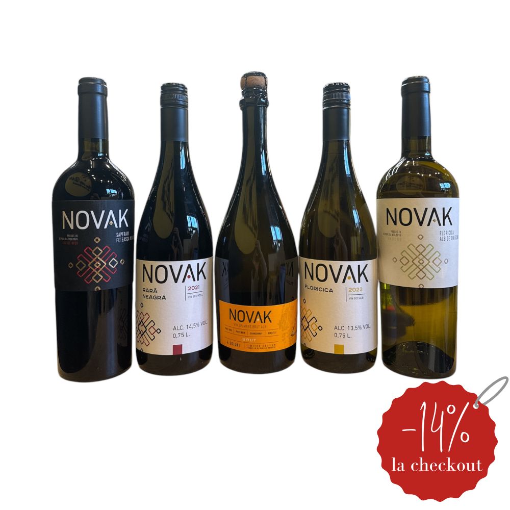 Set Degustare 5 sticle crama Novak