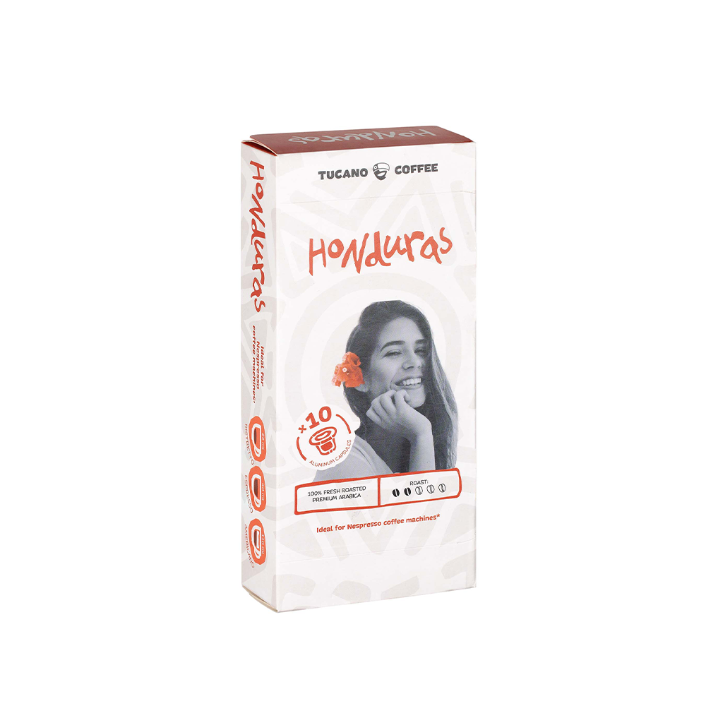 Cafea Capsule HONDURAS by TUCANO (set 10 buc)