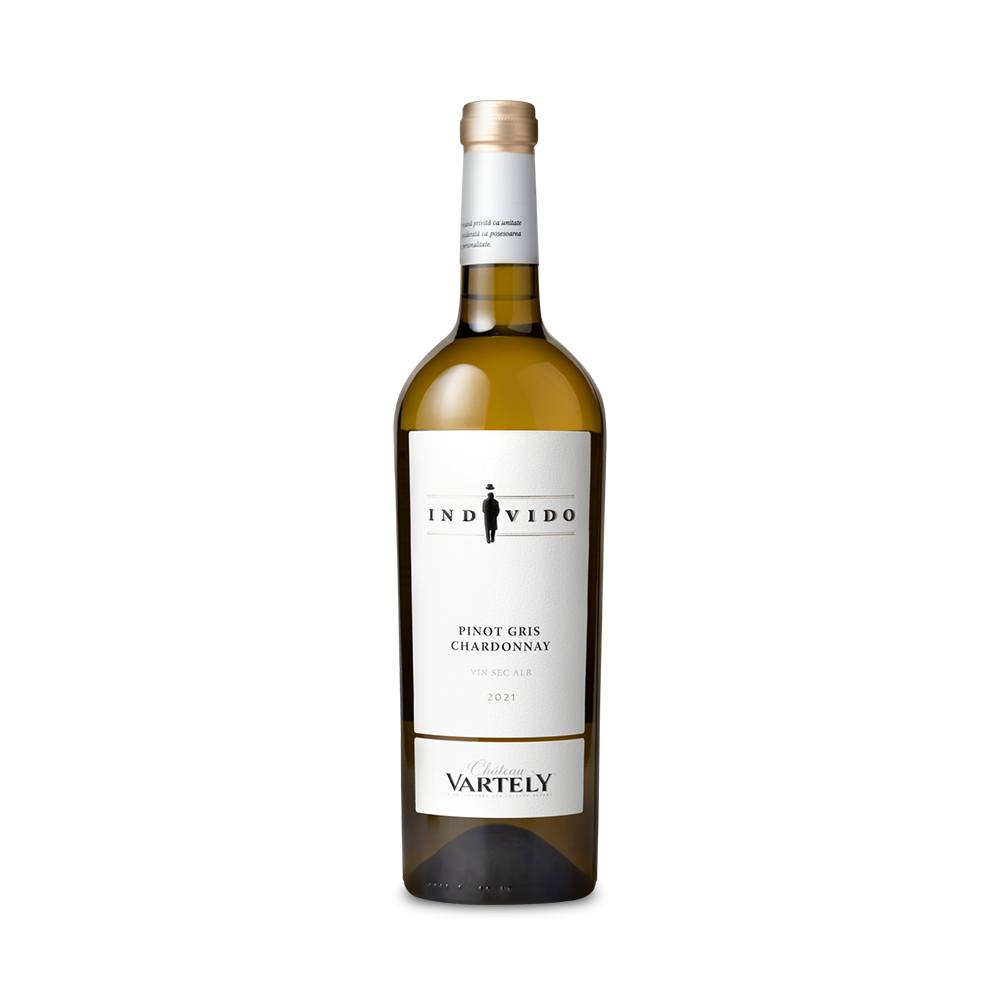 Pinot Gris & Chardonnay Individo, Alb Sec 0.75L
