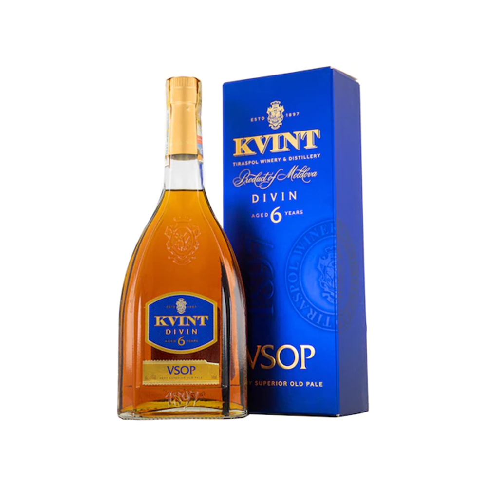 Brandy Kvint VSOP 6 Ani, 40%, 0.5l
