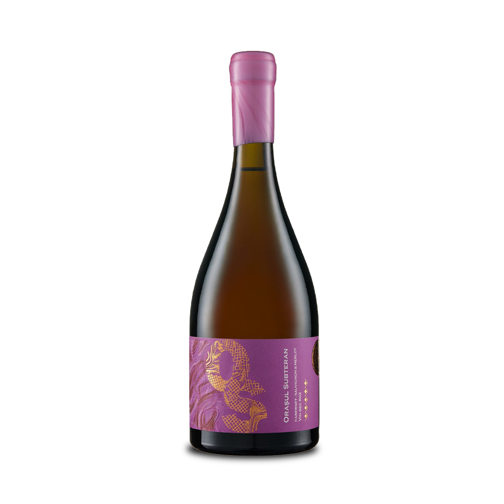 Orașul Subteran, Cabernet Sauvignon & Merlot, Rose Sec 0.75L