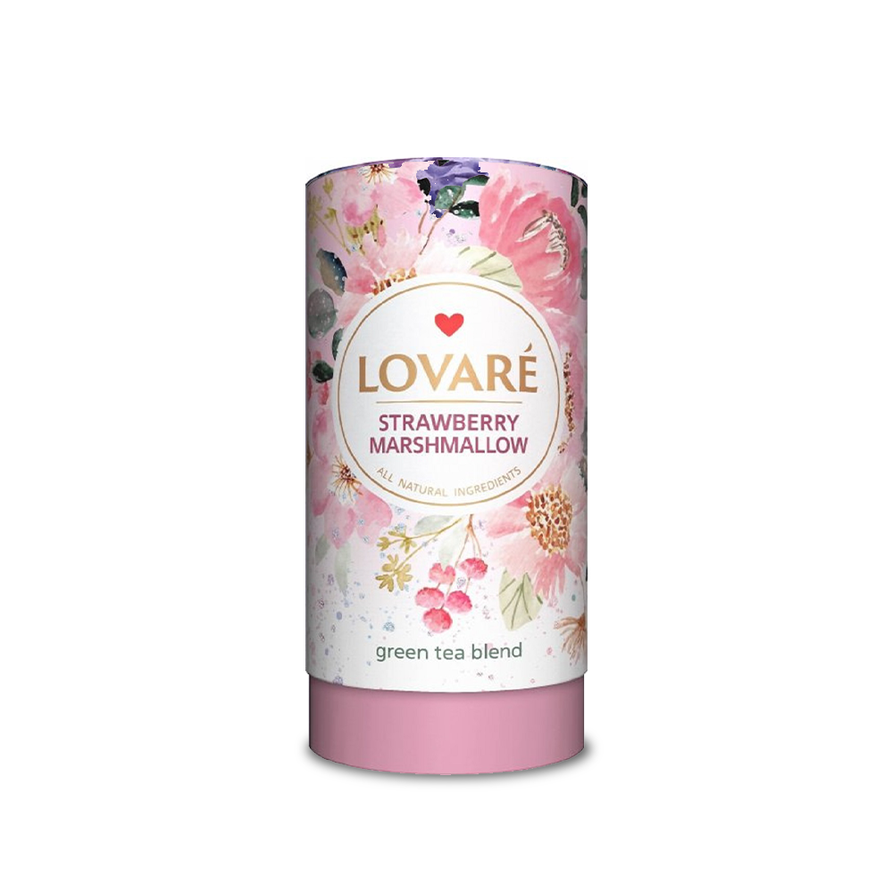 Ceai LOVARE Strawberry Marshmallow - infuzie, 80g