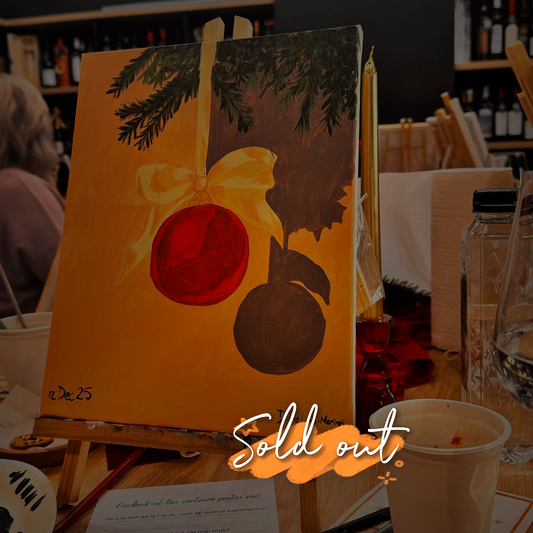 Seară de pictură // Ediție de Crăciun // 12 decembrie