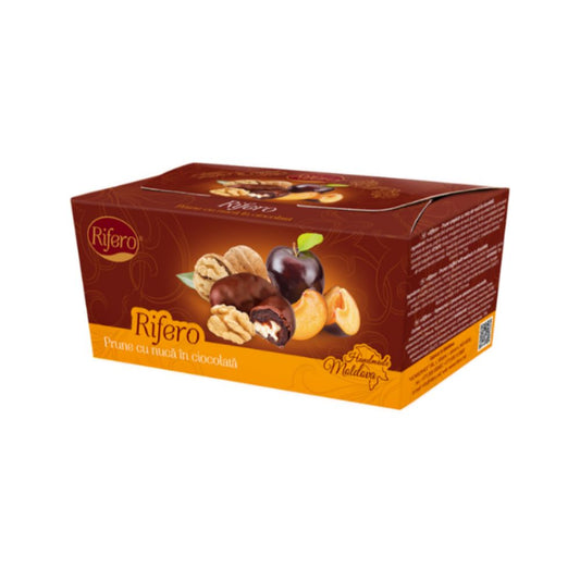 Bomboane cu prune și nucă în glazură de ciocolată, Rifero 230 gr