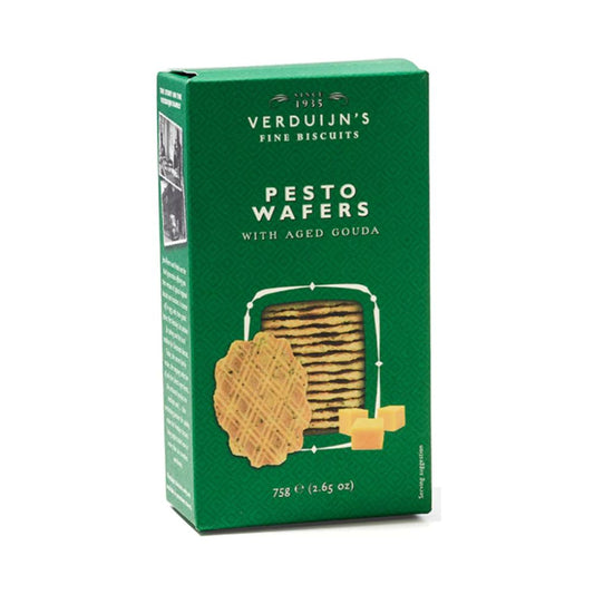 Crackers cu pesto si branza Gouda