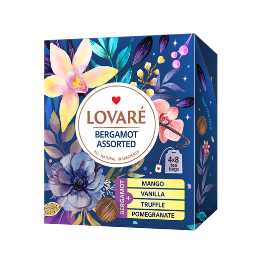 Ceai LOVARE "Bergamot Assorted" 32 pliculete