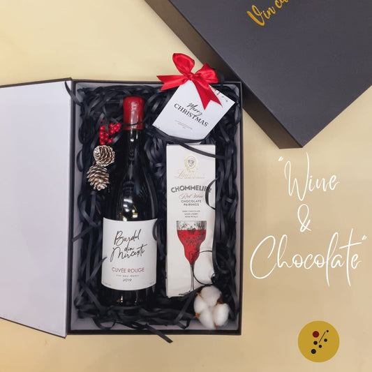 Pachet Cadou Crăciun “Wine and Chocolate” - disponibil la comanda