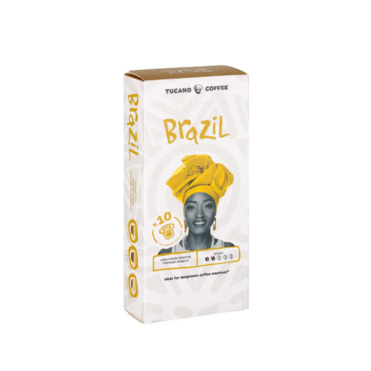 Cafea Capsule BRAZIL by TUCANO (set 10 buc)