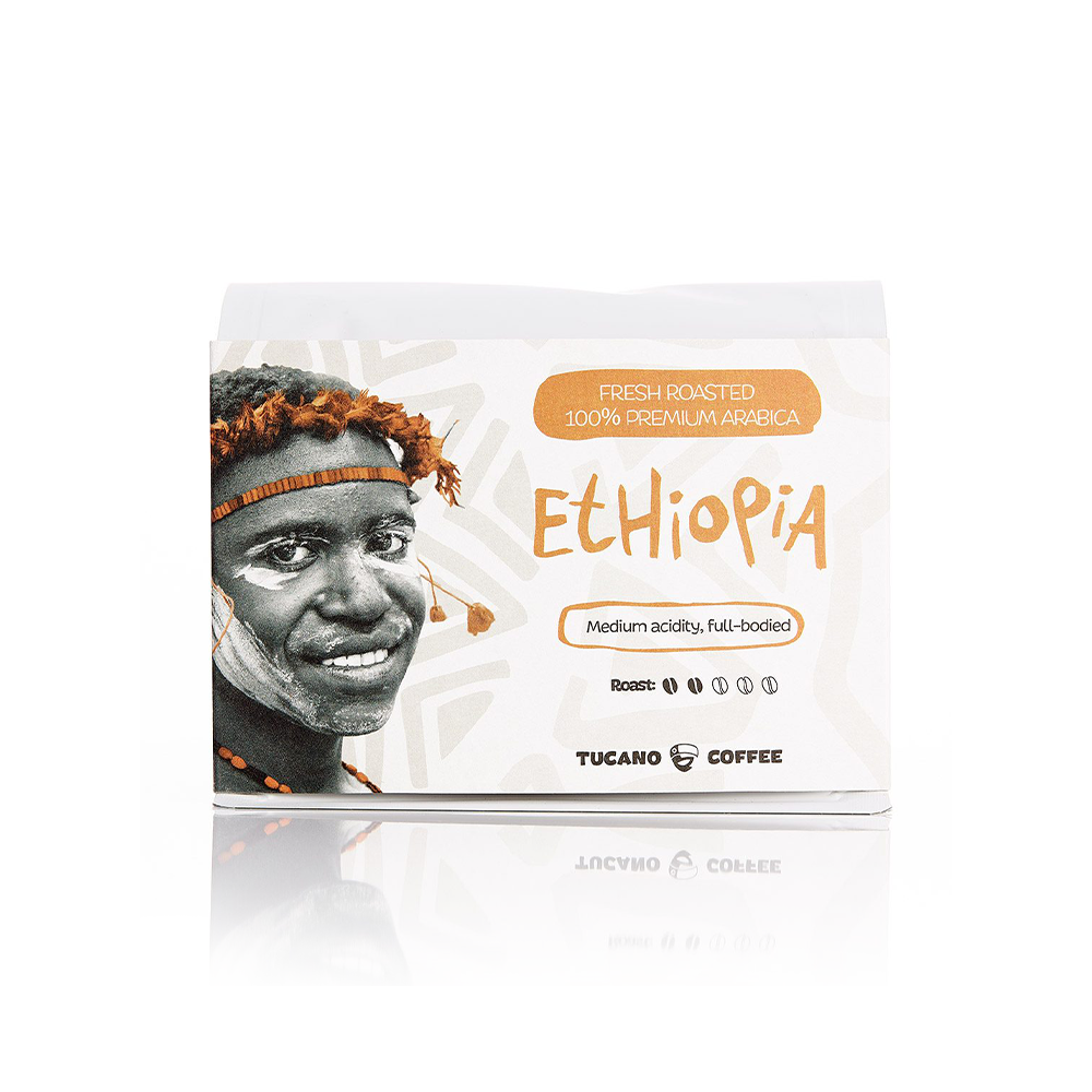 Cafea ETHIOPIA macinata by TUCANO, 200gr