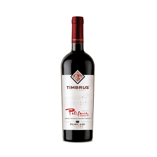 Polifonia Note 1 Merlot Feteasca Neagra Saperavi, Roșu, Sec 0.75L