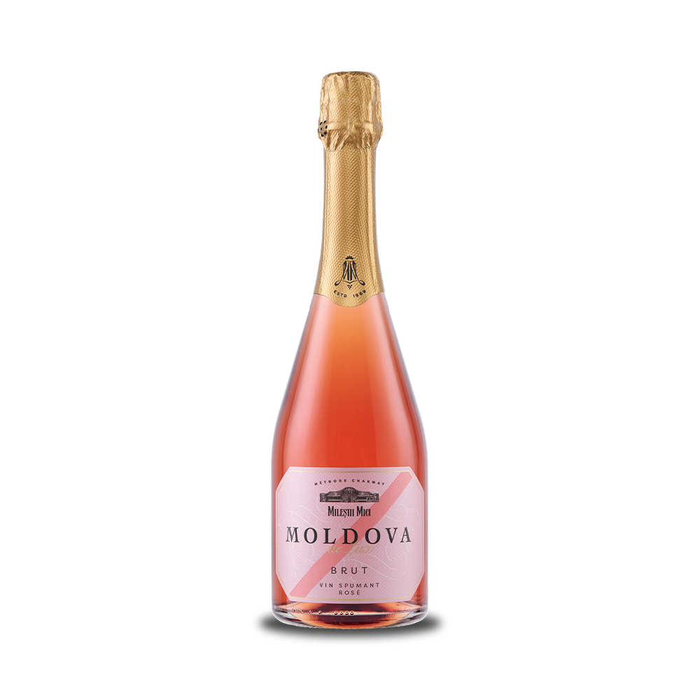Vin Spumant Moldova de Lux, Rose Brut 0.75L